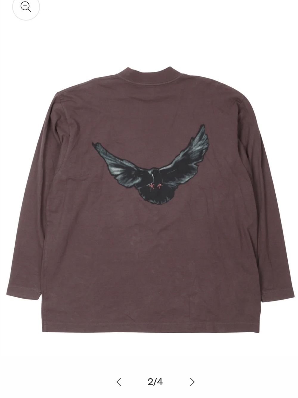 Yeezy X Gap By Balenciaga Mock neck dove tee - limited drop - large NWOT - Picture 1 of 7